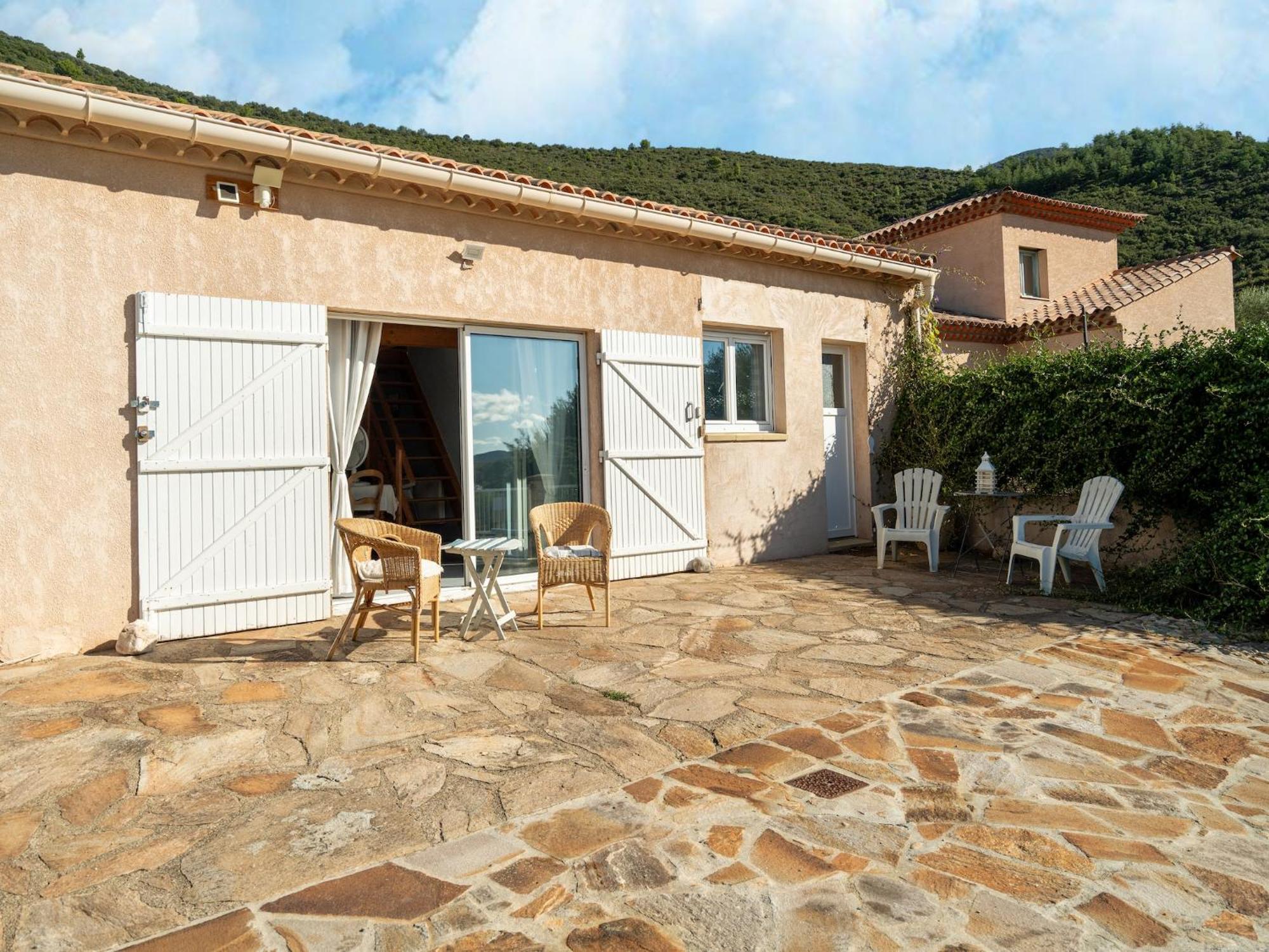 House In The South Of France With Private Pool Villa Roquebrun Exteriör bild