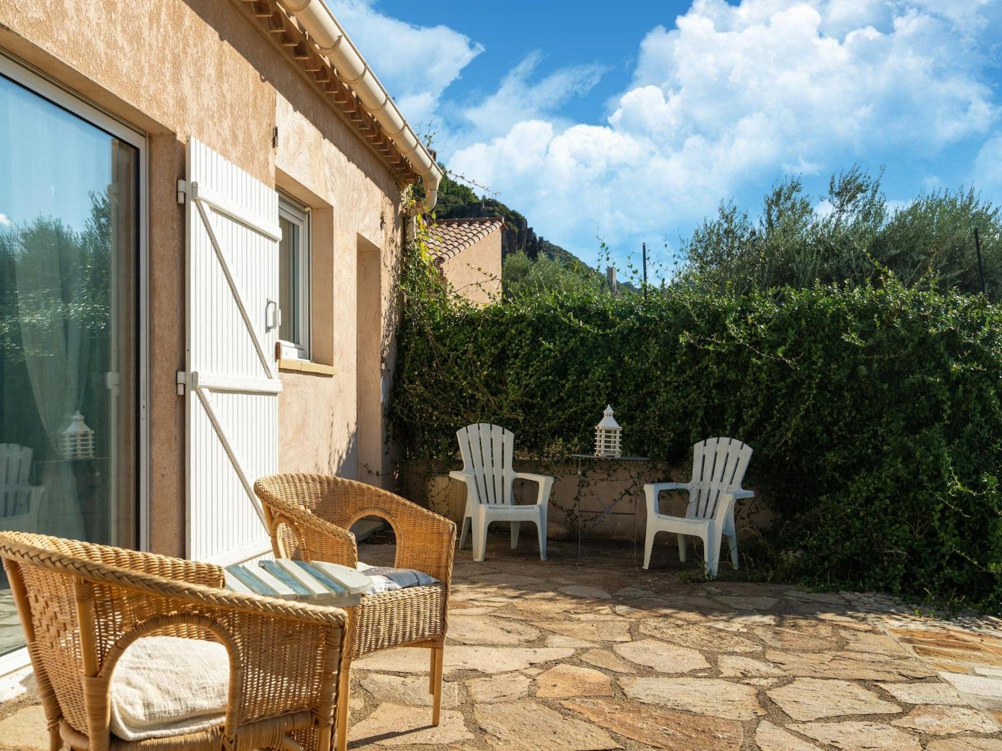 House In The South Of France With Private Pool Villa Roquebrun Exteriör bild