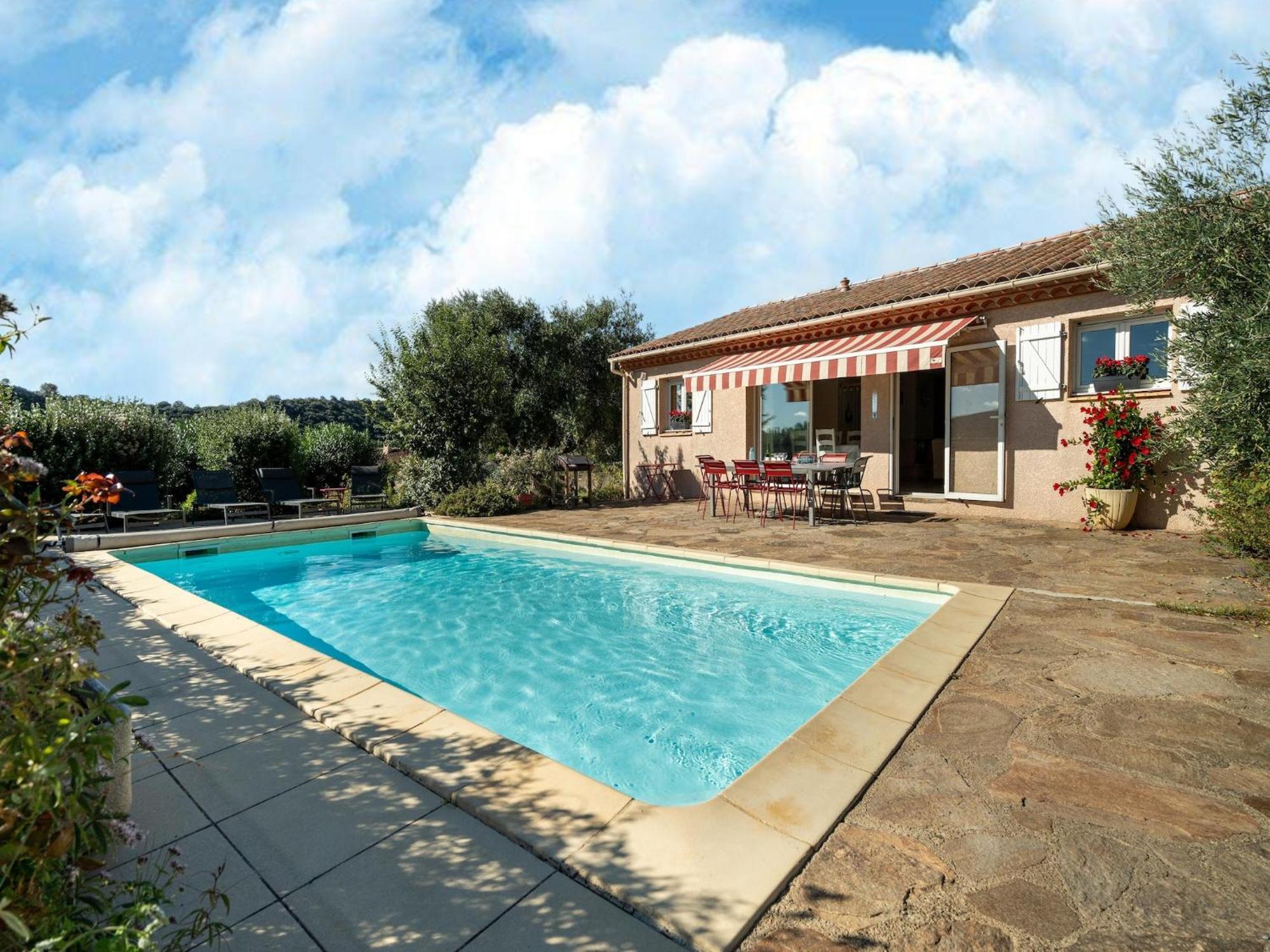 House In The South Of France With Private Pool Villa Roquebrun Exteriör bild